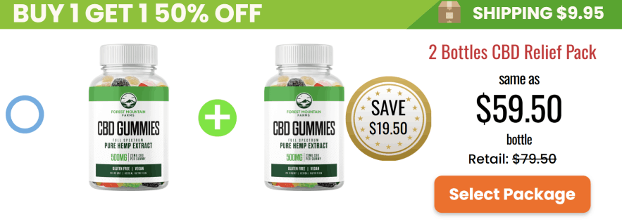 Forest Mountain CBD Gummies 1 bottle